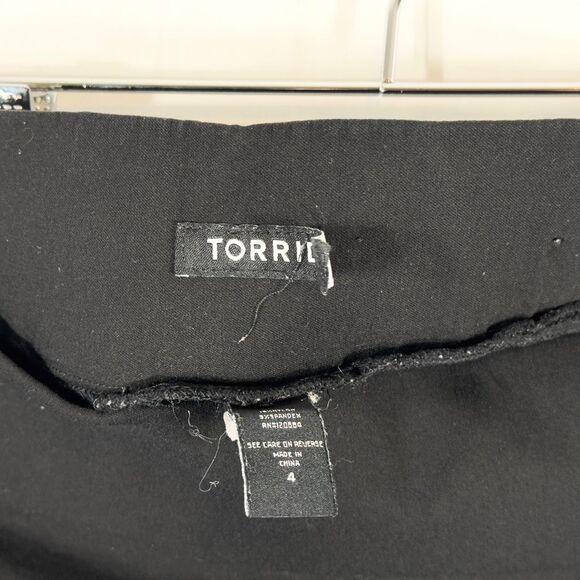 Torrid Plus Size 4X Leggings‎ Pants Solid Black Stretch Pull On Full Length 1674 - Picture 7 of 8